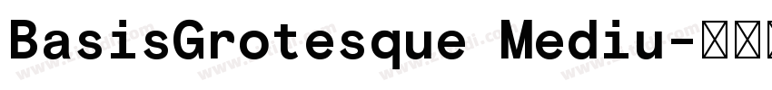 BasisGrotesque Mediu字体转换